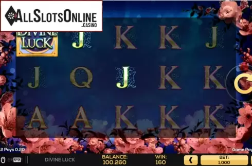 Win Screen 2. Divine Luck from High 5 Games