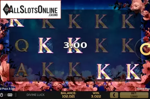 Win Screen 3. Divine Luck from High 5 Games