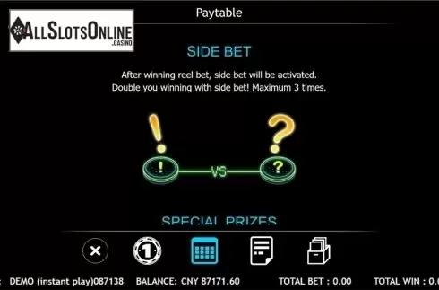 Paytable 2. Dj Mario	 from Triple Profits Games
