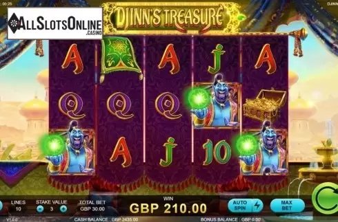 Reel Screen. Djinns Treasure from Rocksalt Interactive