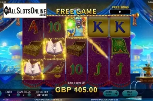 Free Spins 3. Djinns Treasure from Rocksalt Interactive