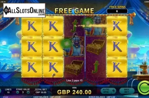 Free Spins 5. Djinns Treasure from Rocksalt Interactive