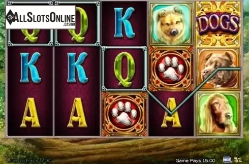 Win Screen. Dogs from High 5 Games