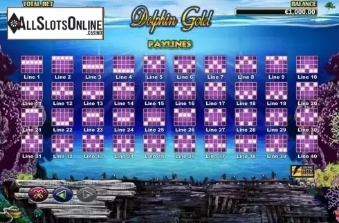 Winlines. Dolphin Gold from Lightning Box