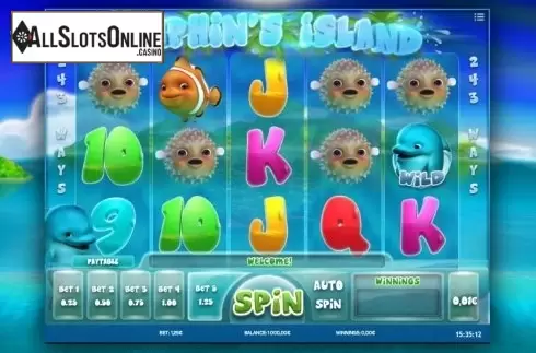 Reels. Dolphin's Island from iSoftBet