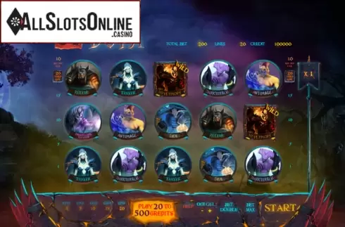 Reel Screen. Dota Slot from Smartsoft Gaming