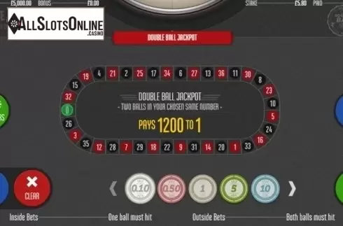 Reel screen. Double Ball Roulette (Felt Gaming) from Felt