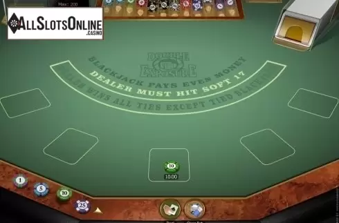 Game Screen. Double Exposure Gold from Microgaming