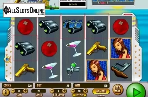 Win screen. Double O Dollars from Habanero
