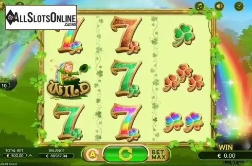 Game Workflow screen . Doublin Gold from Booming Games
