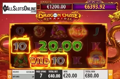 Free Spins 1. Dragon Chase Rapid from Quickspin