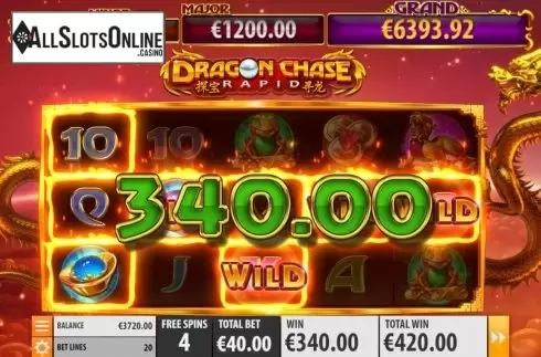 Free Spins 2. Dragon Chase Rapid from Quickspin