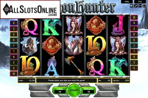 Reel Screen. Dragon Hunter (Platin Gaming) from Platin Gaming