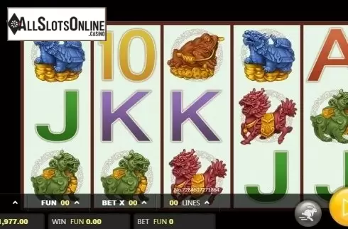 Reel screen. Dragon King(JDB168) from JDB168