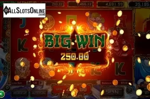 Big win. Dragon Kings from Betsoft