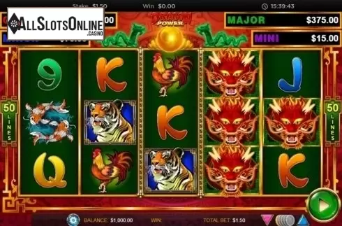 Reel Screen. Dragon Power from Wild Streak Gaming