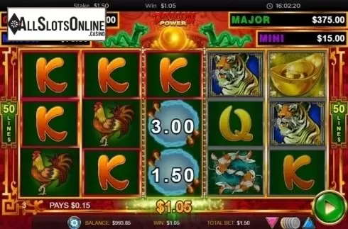 Win Screen 1. Dragon Power from Wild Streak Gaming