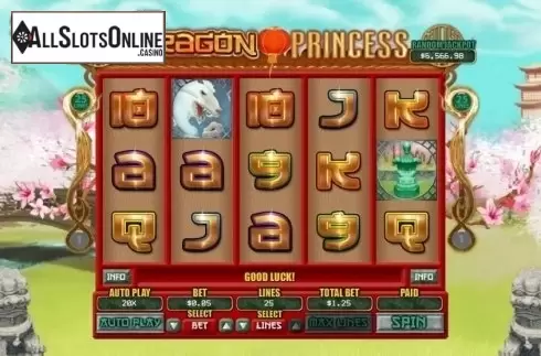 Reel Screen. Dragon Princess (RTG) from RTG