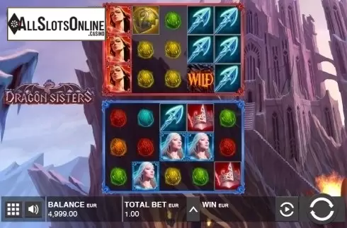 Screen 2. Dragon Sisters from Push Gaming