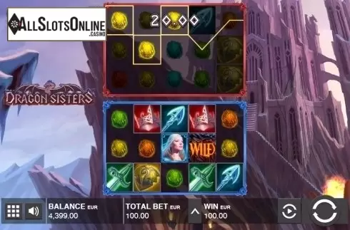 Screen 3. Dragon Sisters from Push Gaming