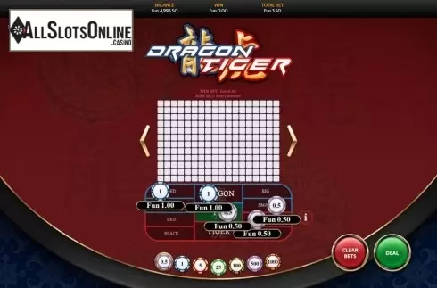 Game Screen 1. Dragon Tiger (OneTouch) from OneTouch