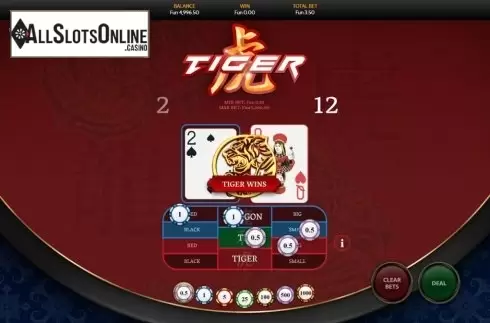 Game Screen 2. Dragon Tiger (OneTouch) from OneTouch