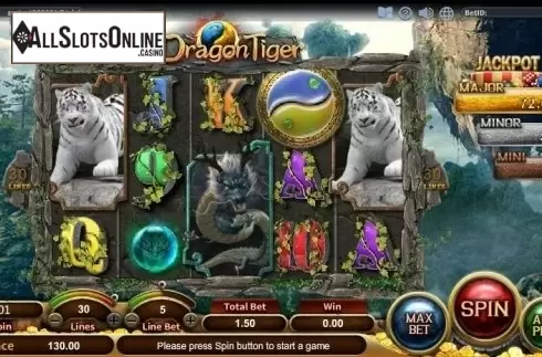 Reel Screen. Dragon Tiger (SimplePlay) from SimplePlay