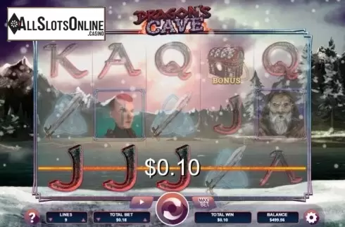 Win screen 1. Dragon's Cave (Arrows Edge) from Arrows Edge