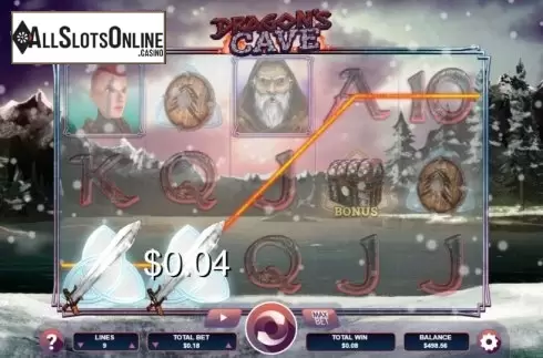 Win screen 2. Dragon's Cave (Arrows Edge) from Arrows Edge