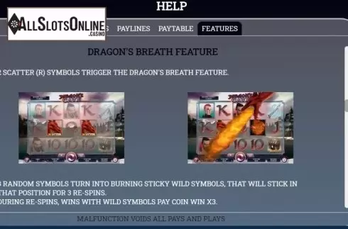 Feature screen 1. Dragon's Cave (Arrows Edge) from Arrows Edge