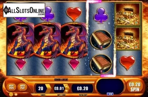 Scatter screen. Dragon's Inferno from WMS