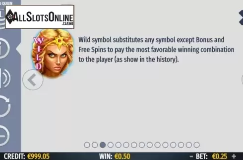 Feature screen 1. Dragons Queen from Octavian Gaming