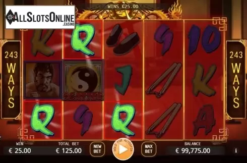 Win Screen. Dragon's Way from KA Gaming