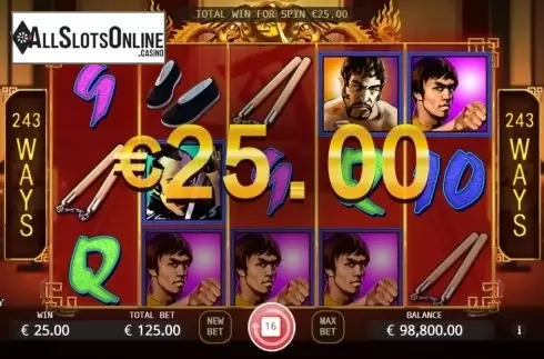 Win Screen. Dragon's Way from KA Gaming