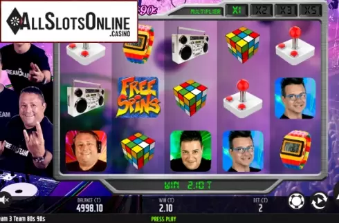 Win screen 1. Dream 3 Team 80s - 90s from MGA