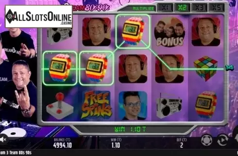Win screen 2. Dream 3 Team 80s - 90s from MGA