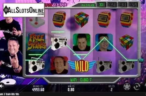 Win screen 3. Dream 3 Team 80s - 90s from MGA