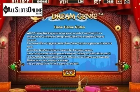 Rules 2. Dream Genie from Allbet Gaming