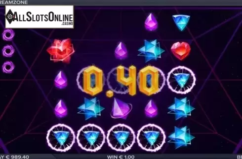 Win Screen. Dreamzone from ELK Studios
