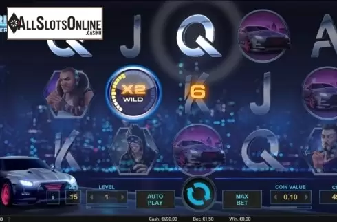 Screen2. Drive Multiplier Mayhem from NetEnt