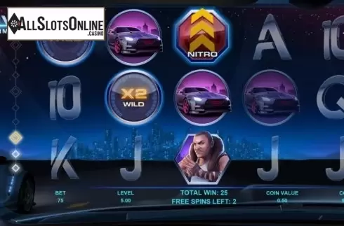 Screen4. Drive Multiplier Mayhem from NetEnt