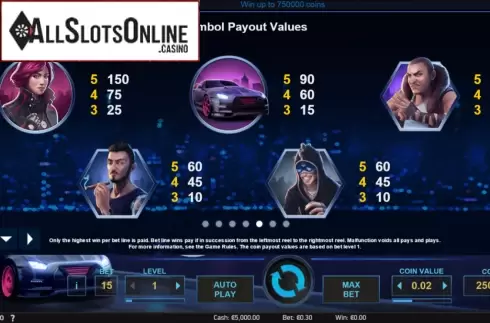 Screen5. Drive Multiplier Mayhem from NetEnt