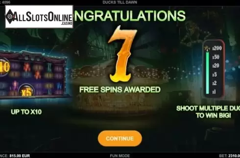 Free Spins 1. Ducks Till Dawn from Kalamba Games