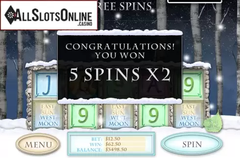 Free spins. East of the Sun, West of the Moon from Genesis