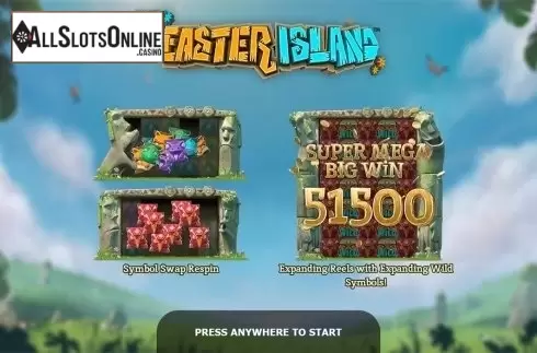 Intro screen. Easter Island (Yggdrasil) from Yggdrasil