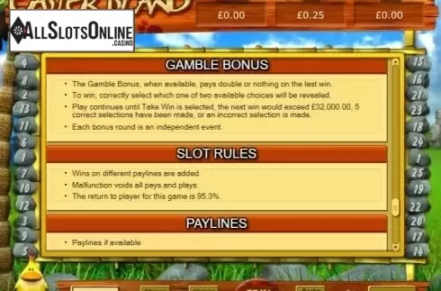 Gamble Bonus. Easter Island (Eyecon) from Eyecon