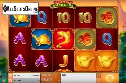 Main game. Eastern Emeralds from Quickspin