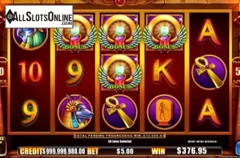 Game Screen 5. Egyptian Wealth from Ainsworth