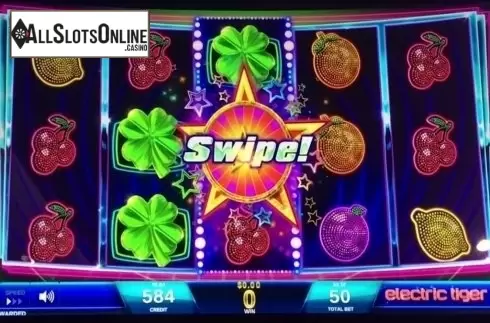 Swipe. Electric Tiger from IGT