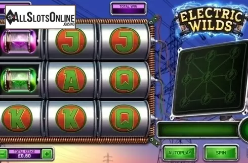 Reel Screen. Electric Wilds from Northern Lights Gaming